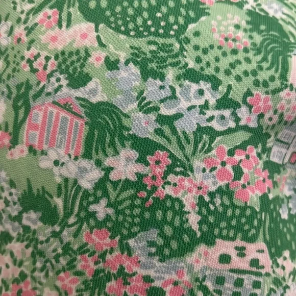 Beaufort Bonnet 4T floral green pink sundress - Picture 2 of 2